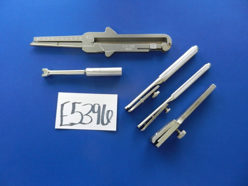 E5396 3M Surgical Zimmer Surgical Lot of Orthopedic Instruments