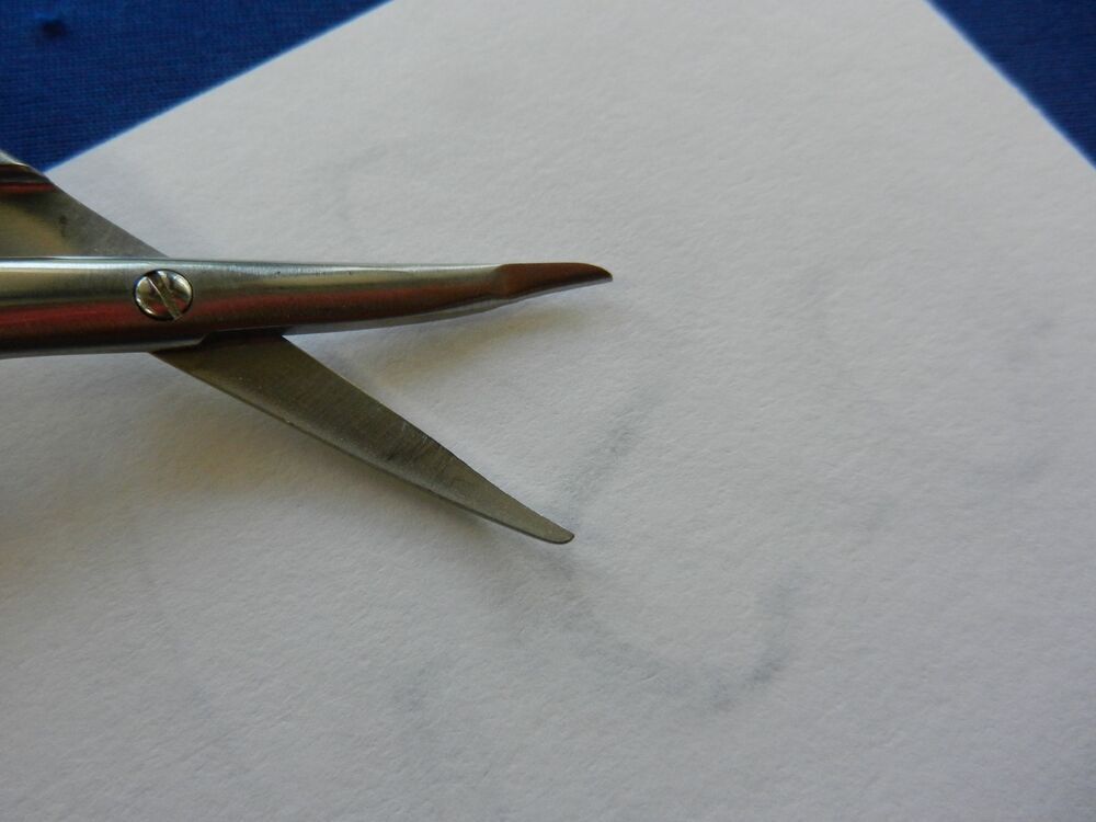E7089 Gyrus ACMI 438714 Kilner Curved Flat End Scissors 14cm Overall Length - Image 4