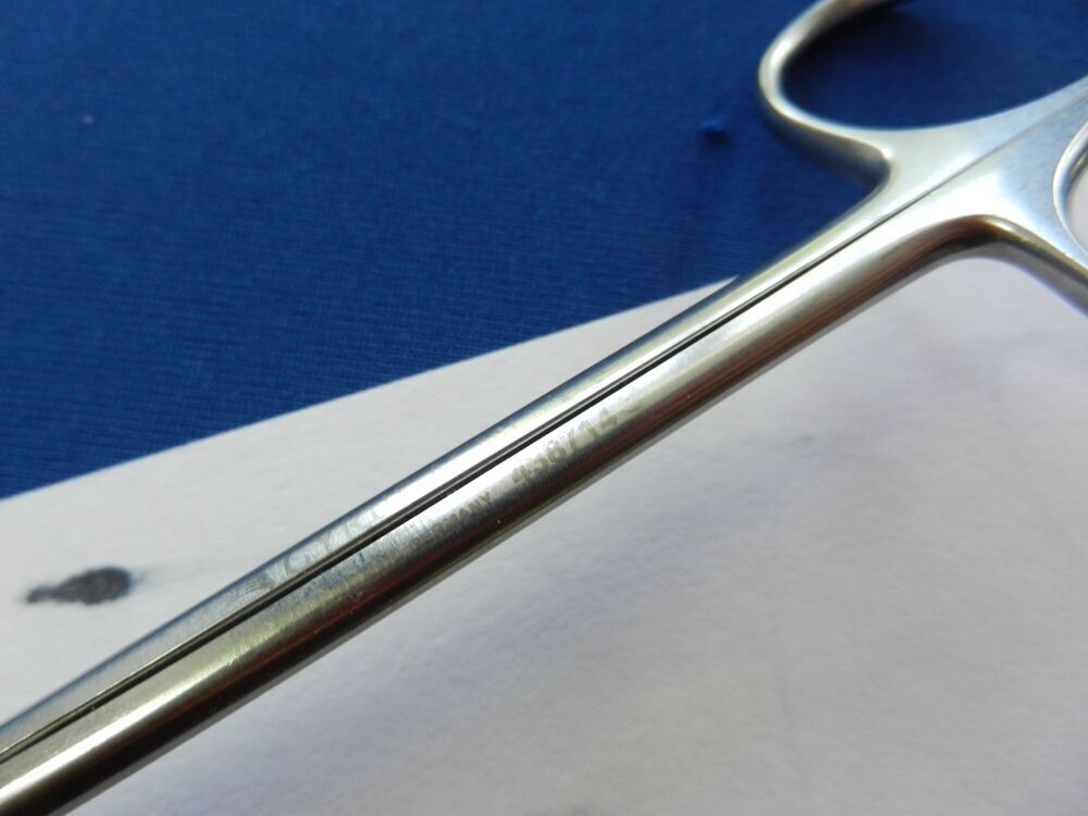 E7089 Gyrus ACMI 438714 Kilner Curved Flat End Scissors 14cm Overall Length - Image 6
