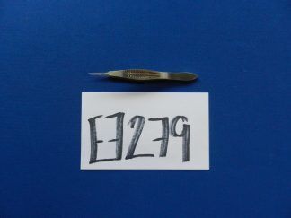 E7279 Jarit 355-168 Castroviejo Straight 1x2 Teeth Fixation Forceps 10.7cm Long