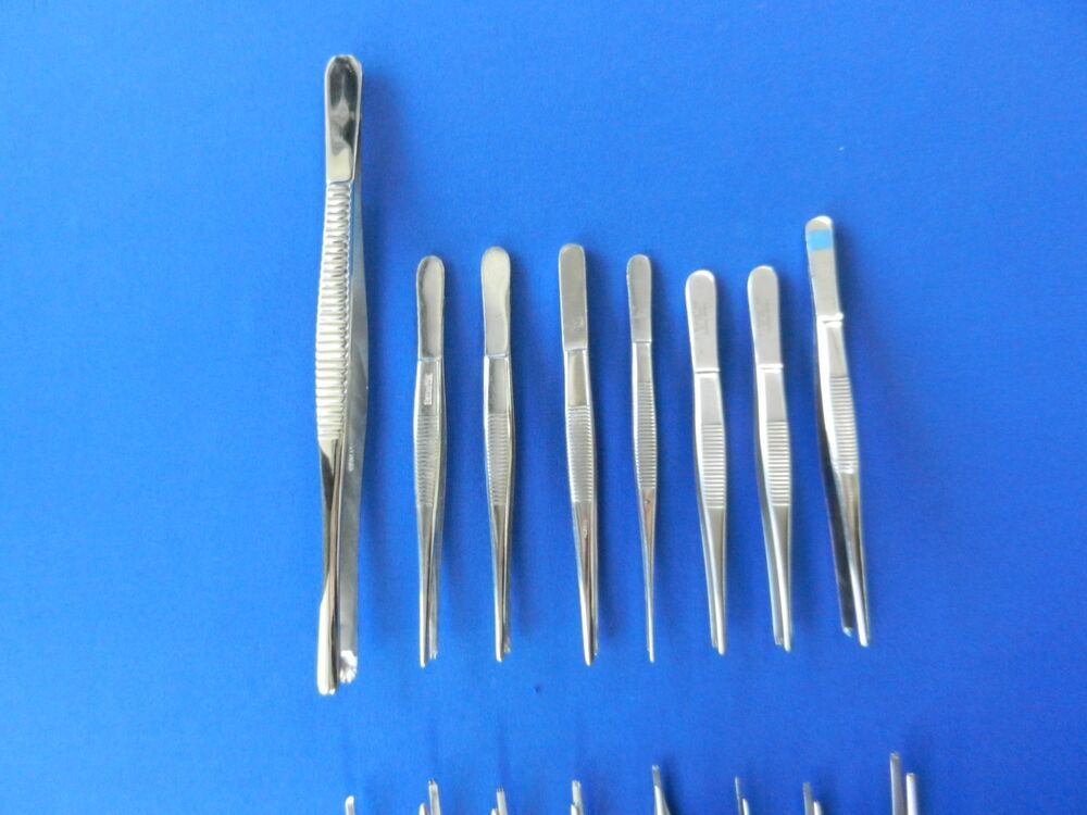 E7288 V. Mueller Codman Jarit Lot of 16 Straight Forceps 12cm-20cm - Image 4