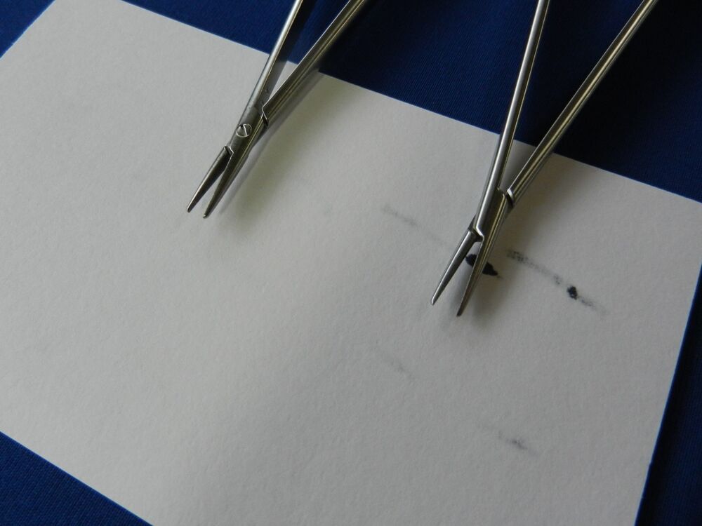 E7309 Aesculap Jacobson Lot of 4 Needle Holders 19.5-22cm Overall Length - Image 3