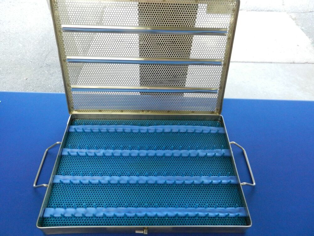 E7406 Codman 80-1562 Stainless Instrument Case 15" x 10.5" x 1.5" - Image 3
