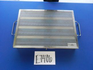 E7406 Codman 80-1562 Stainless Instrument Case 15" x 10.5" x 1.5"