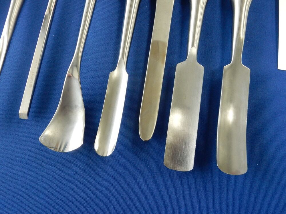 Zimmer V. Mueller Orthopedic Gouge Instruments Lot of 12 - Image 6