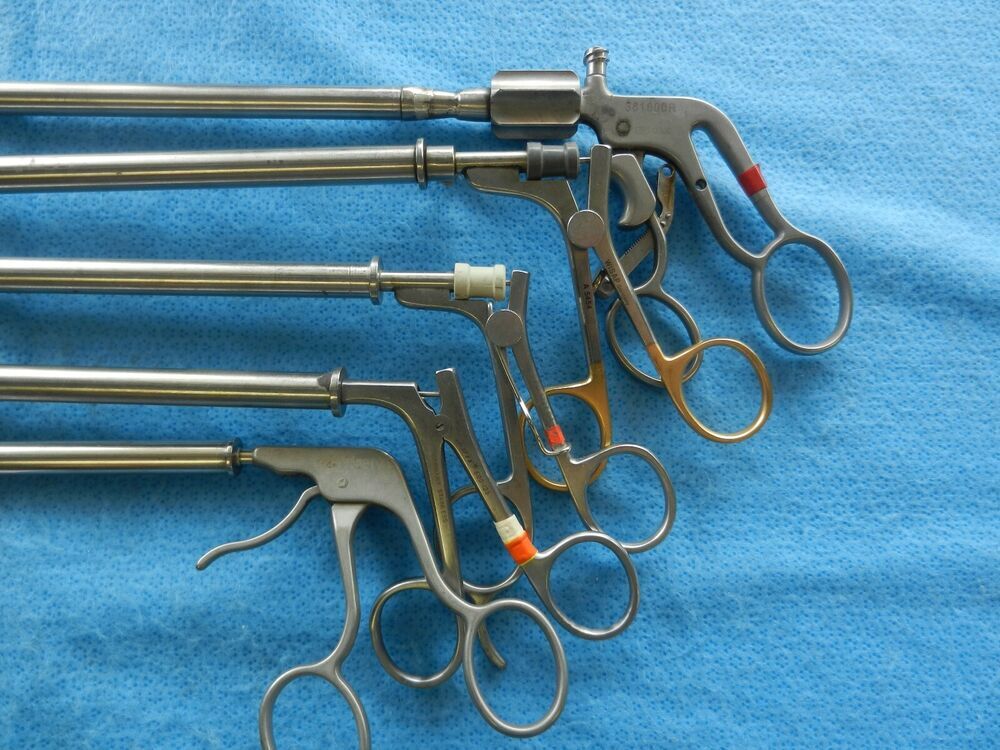 Jarit Wisap V. Mueller Surgical 10mm Lap Laparoscopic Instruments Lot Of 5 - Image 3