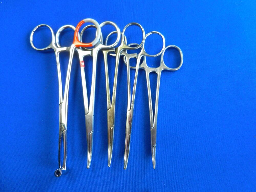 E643 V. Mueller Symmetry Lot of 10 Forceps 12-15.5cm Overall Length - Image 4