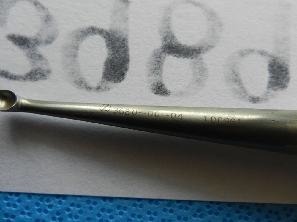 D3989 Zimmer Surgical Size 1 Cup Curette 2680-00-04 - Image 4