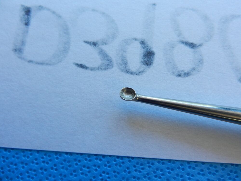 D3980 Zimmer Surgical Size 0 Curette 3681 - Image 3