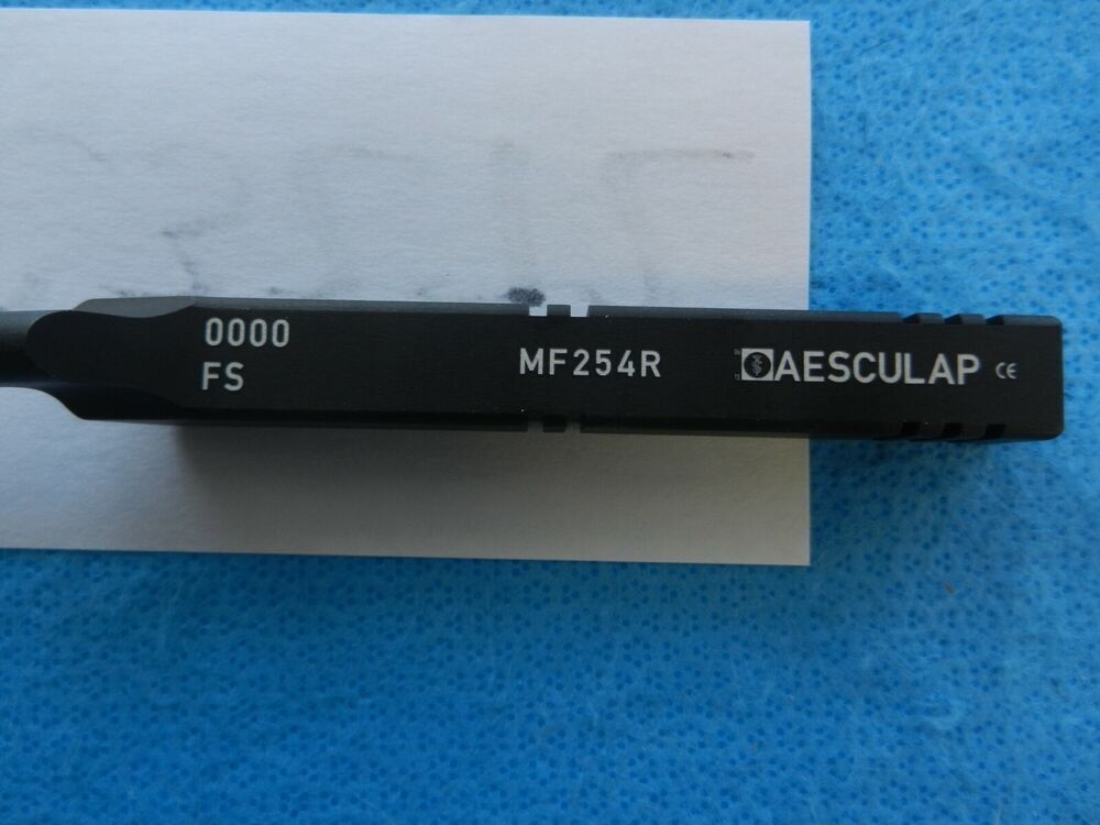 Aesculap Surgical Orthopedic FS Size 0000 Bayonet Curette MF254R NEW! - Image 5