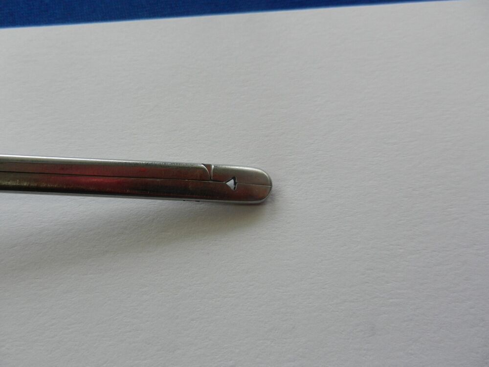 E4468 Codman 80-1654 Williams 2.0mm Bite Single Tooth Forceps 5.5" Shaft Length - Image 3