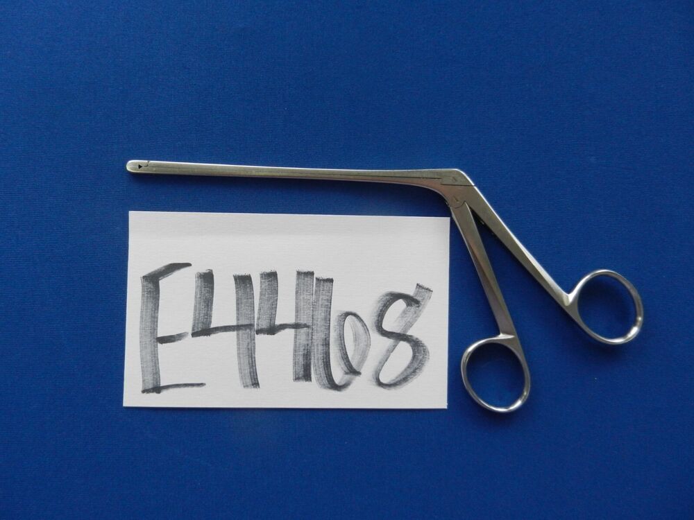 E4468 Codman 80-1654 Williams 2.0mm Bite Single Tooth Forceps 5.5" Shaft Length