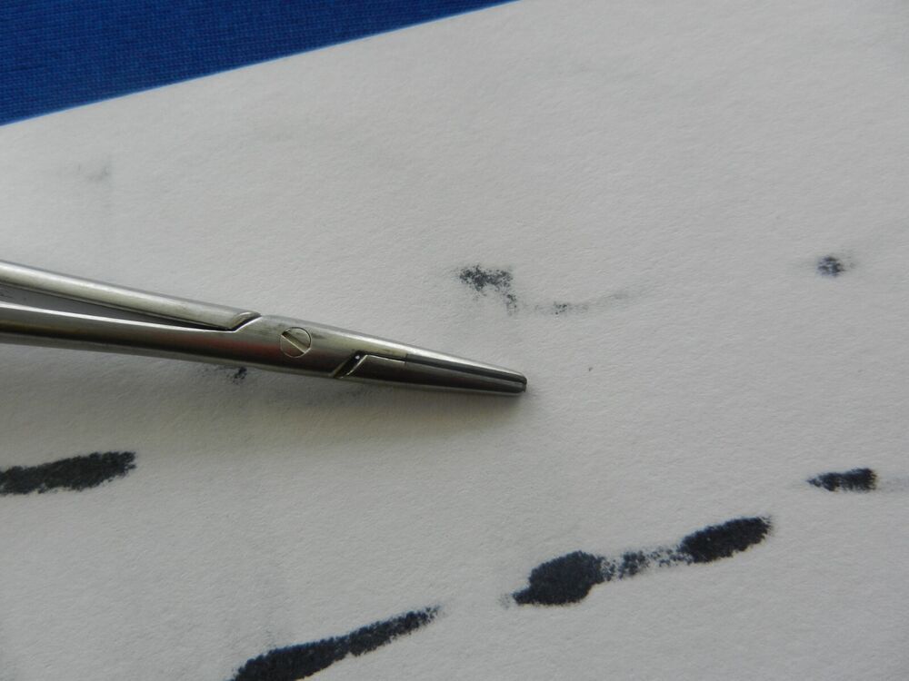 E4553 Codman 36-1008 Castroviejo Smooth Jaw Micro Needle Holder 17.8cm Length - Image 4
