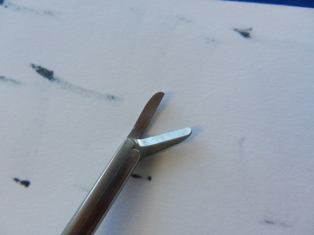 E4628 Storz N2994 2 Left Curved ENT Scissors 115mm Shaft Length x 180mm OL - Image 4