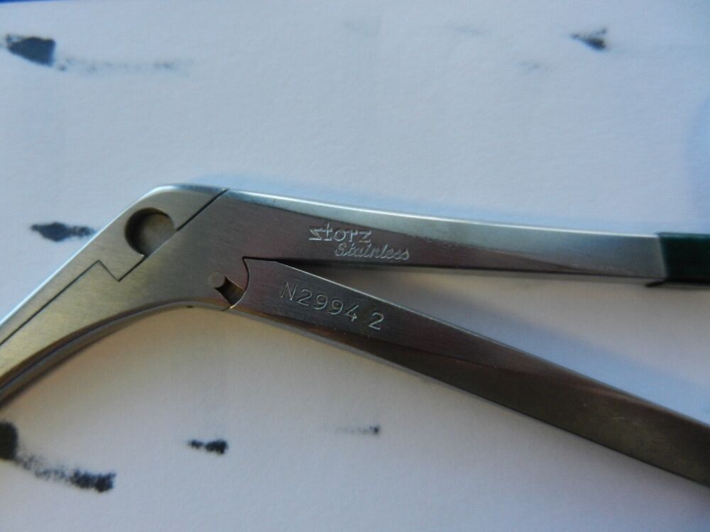 E4628 Storz N2994 2 Left Curved ENT Scissors 115mm Shaft Length x 180mm OL - Image 5