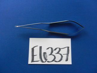E6337 Codman 800-1588 Slightly Curved Tip Bayonet Scissors