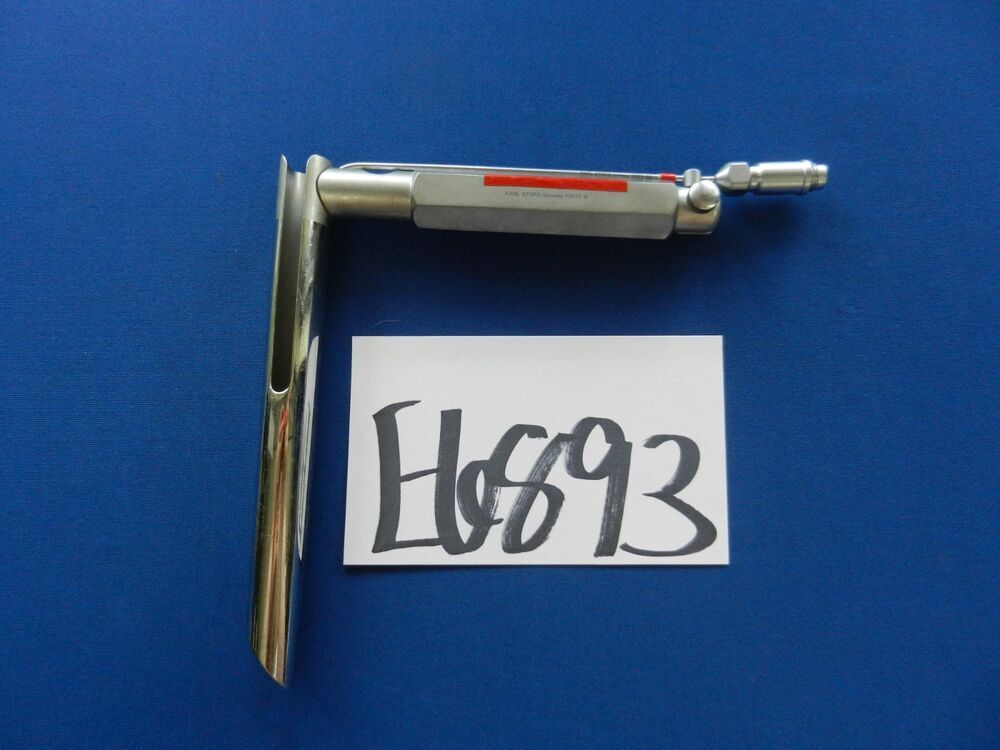 E6893 Storz 10970B Mediastinoscope with 10970BE Light Carrier 13cm
