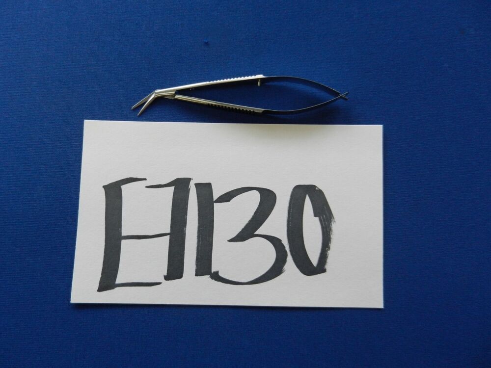 E7130 Codman Angled Ophthalmic Scissors
