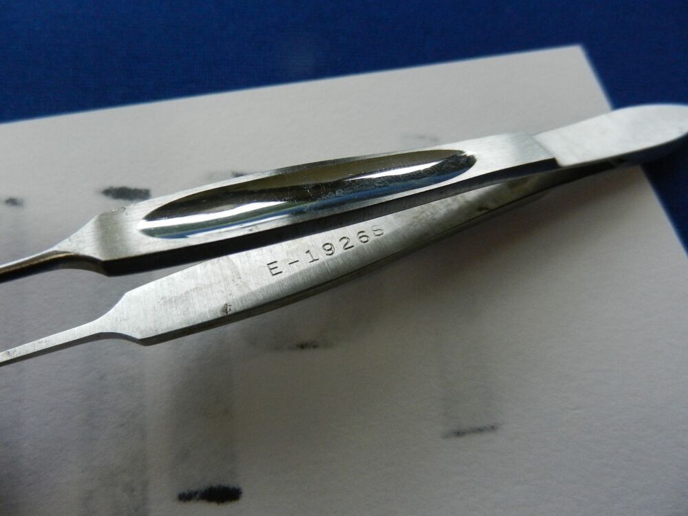 E7161 Storz E1926S Hams Tubingen Straight Tying Forceps 10cm Overall Length - Image 5