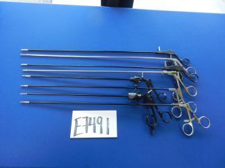 E7491 Jarit R. Wolf Wisap Laparoscopic 5mm Forceps Lot of 8