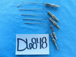 D6848 V. Mueller Storz Weck Miltex Neuro Surgical Suction Tubes 6FR Lot of 5