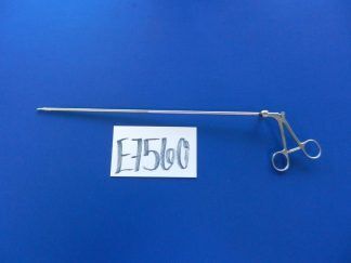 E7560 Storz 26177VK Ratcheting Adhesion Forceps 5mm x 34cm