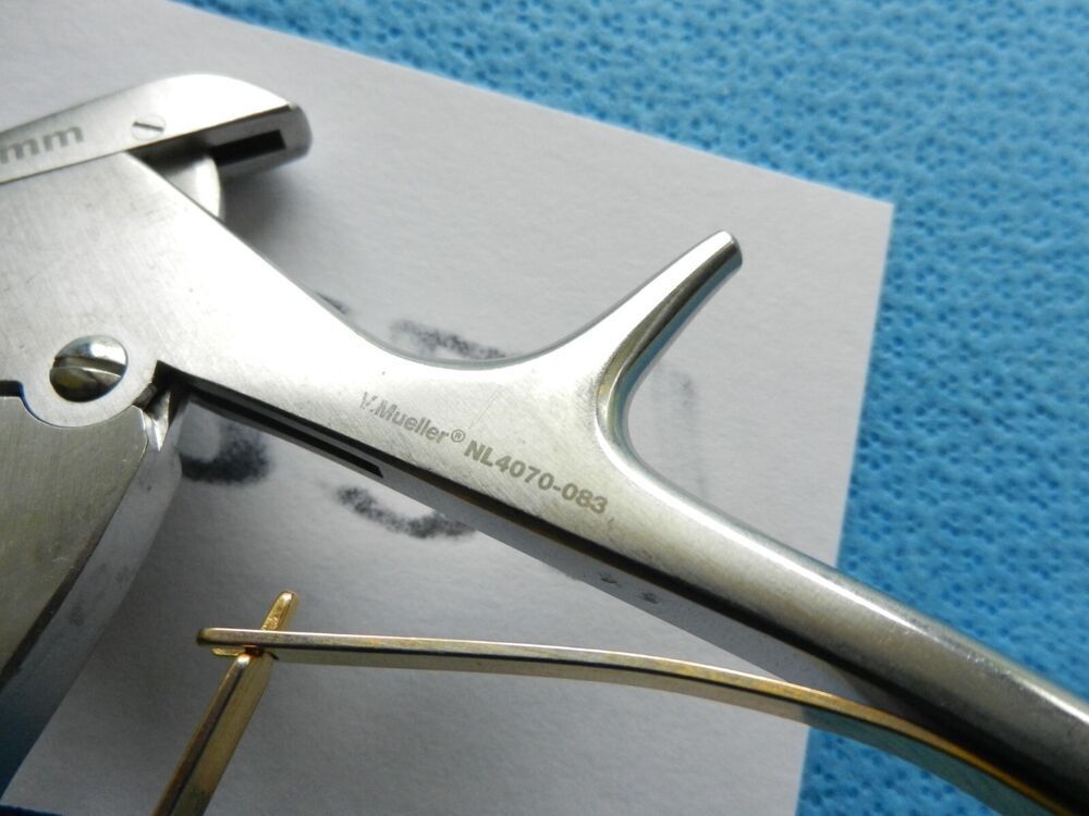 D3227 V. Mueller Surgical 3mm 90 Degree 8in Rongeur NL4070-083 - Image 5