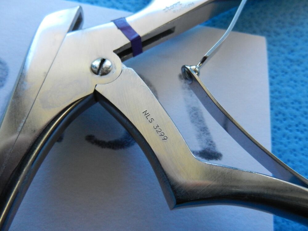 D3437 Storz Surgical 2mm 40 Degree 7in Rongeur NLS3299 - Image 5