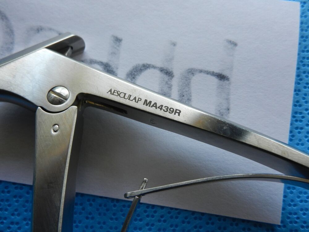 D3944 Aesculap Surgical 4in 90 Degree 3mm Rongeur MA439R - Image 5