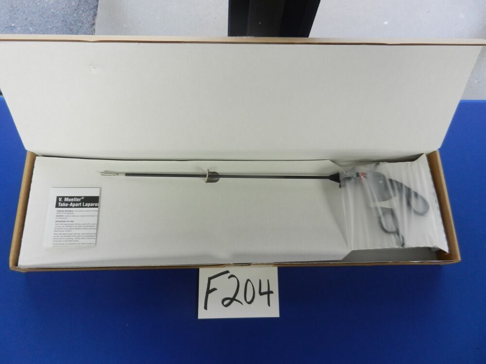 F204 V. Mueller 256.86310U Laparoscopic Long Jaw Wave Grasper 5mm x 36cm NEW!