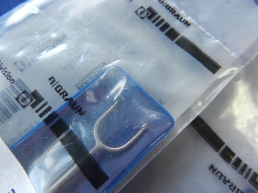 ***NEW*** Aesculap BT904R Set of 2 Mannerfelt 2 Prong Sharp Curved Retractor - Image 3