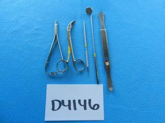 D4146 V. Mueller Aesculap Storz Surgical ENT Instruments Lot Of 5