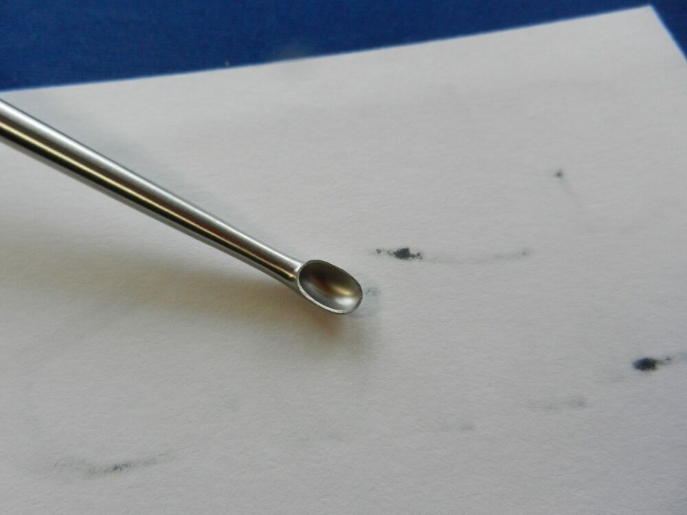 Jarit 240-076 Bruns Straight Size 2 Oval Cup Curette 8" Overall Length - Image 3
