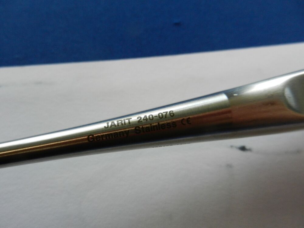 Jarit 240-076 Bruns Straight Size 2 Oval Cup Curette 8" Overall Length - Image 4