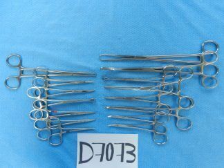 D7073 Pilling Weck V. Mueller Codman Surgical Forceps Lot of 15 10-25cm