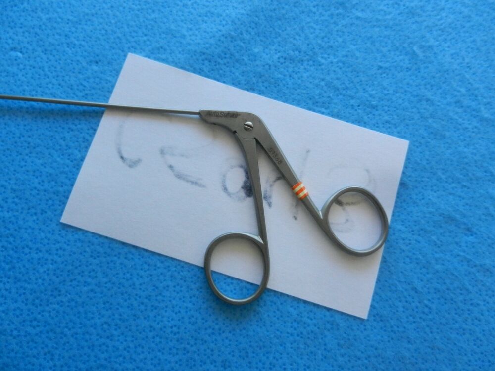 AutoSuture Surgical Laparoscopic 2mm 33cm Vertical Opening Scissors - Image 5