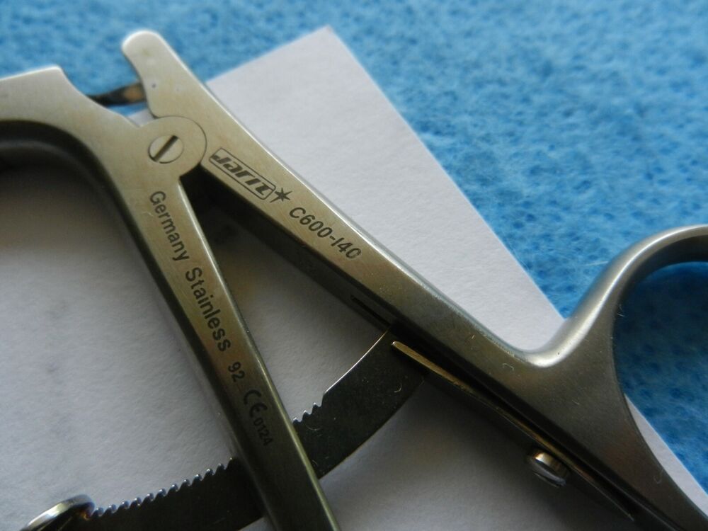 Jarit Surgical Laparoscopic 5mm 37cm DeBakey Grasping Forceps C600-140 - Image 5