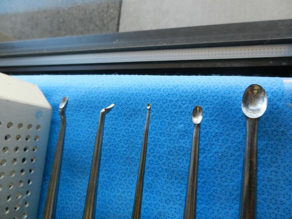 Codman Surgical Orthopedic Curette & Elevator Set W/ Tray - Image 6
