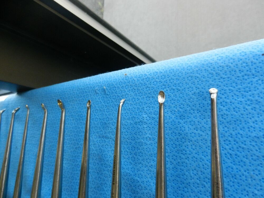 Codman Surgical Orthopedic Curette & Elevator Set W/ Tray - Image 9