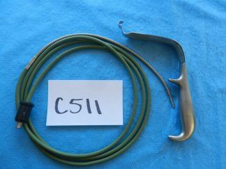 Stryker Surgical Oral Maxillofacial Intraoral Retractor 1620-25 W/ Light Cable
