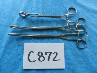 Aesculap Surgical Grasping Holding Forceps Lot Of 3