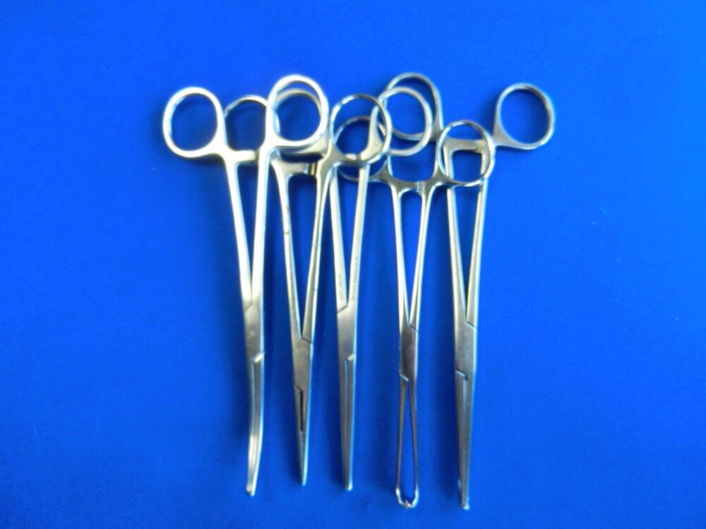 E684 Jarit V. Mueller Aesculap Lot of 10 Forceps 16.5-18.5cm Overall Length - Image 4