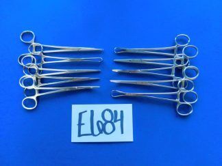 E684 Jarit V. Mueller Aesculap Lot of 10 Forceps 16.5-18.5cm Overall Length