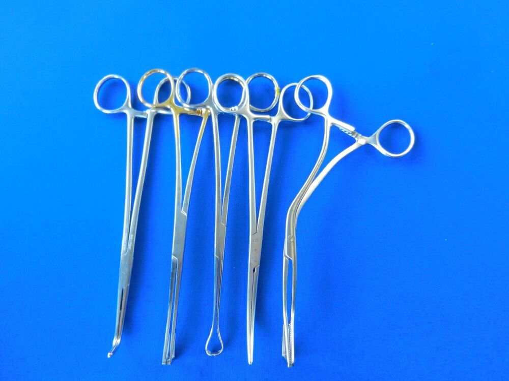 E694 Jarit V. Mueller Pilling Lot of 10 Forceps 19.5-21cm Overall Length - Image 3