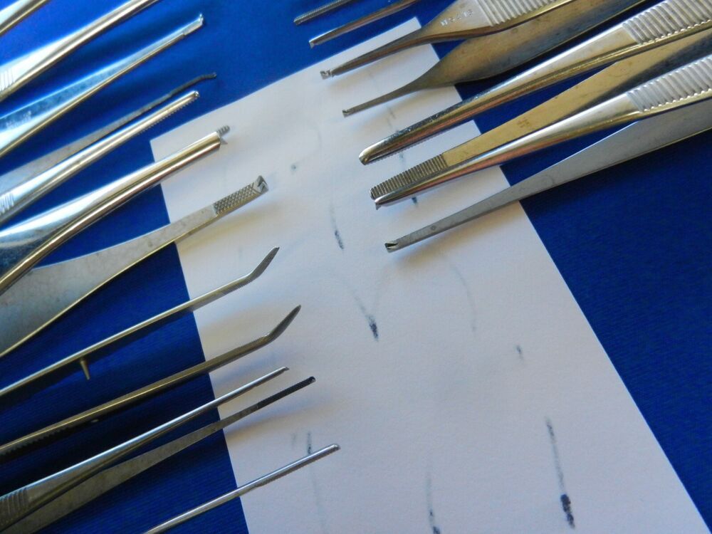 E1375 V. Mueller Jarit Storz Lot of 15 Forceps 15-16cm Overall Length - Image 3