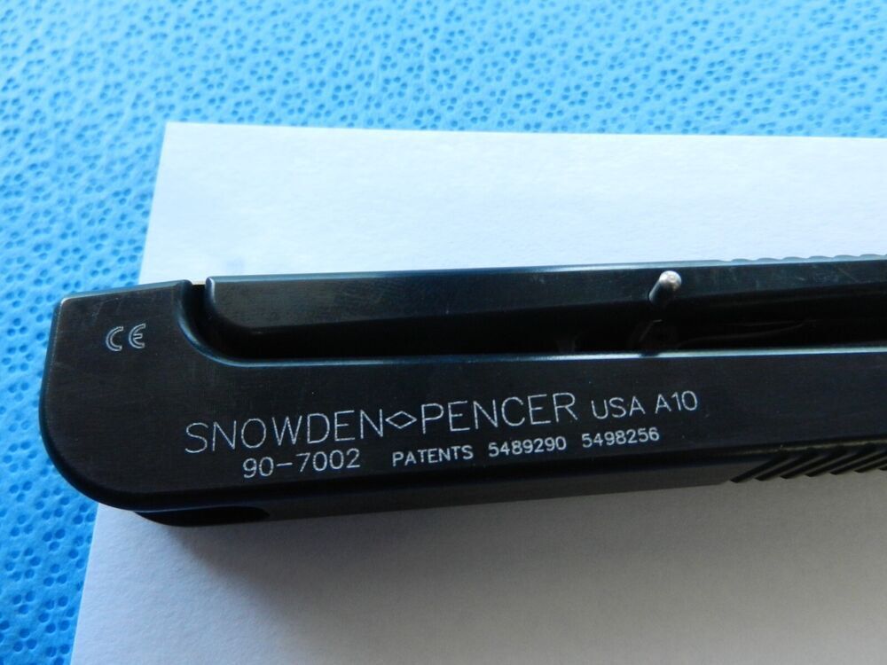 D4515 Snowden Pencer Surgical 5mm 31cm Ratcheting Needleholder 90-7002 - Image 4