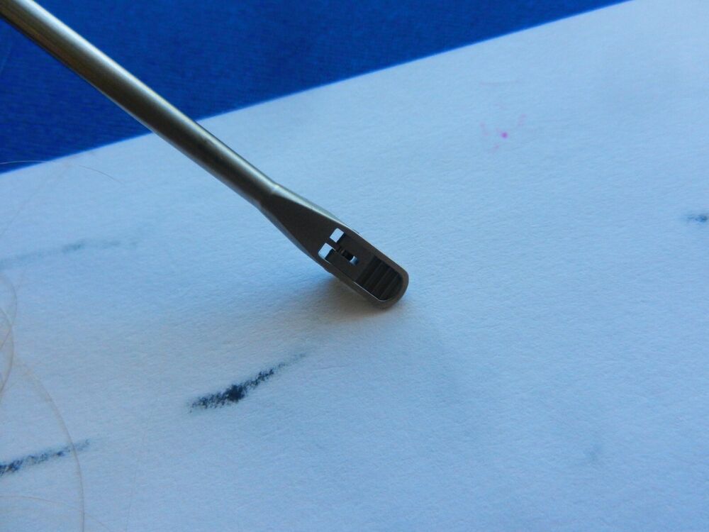 E3005 Arthrex AR-12041W 3.4mm 15 Degree Up Curved Wide Biter Punch - Image 3