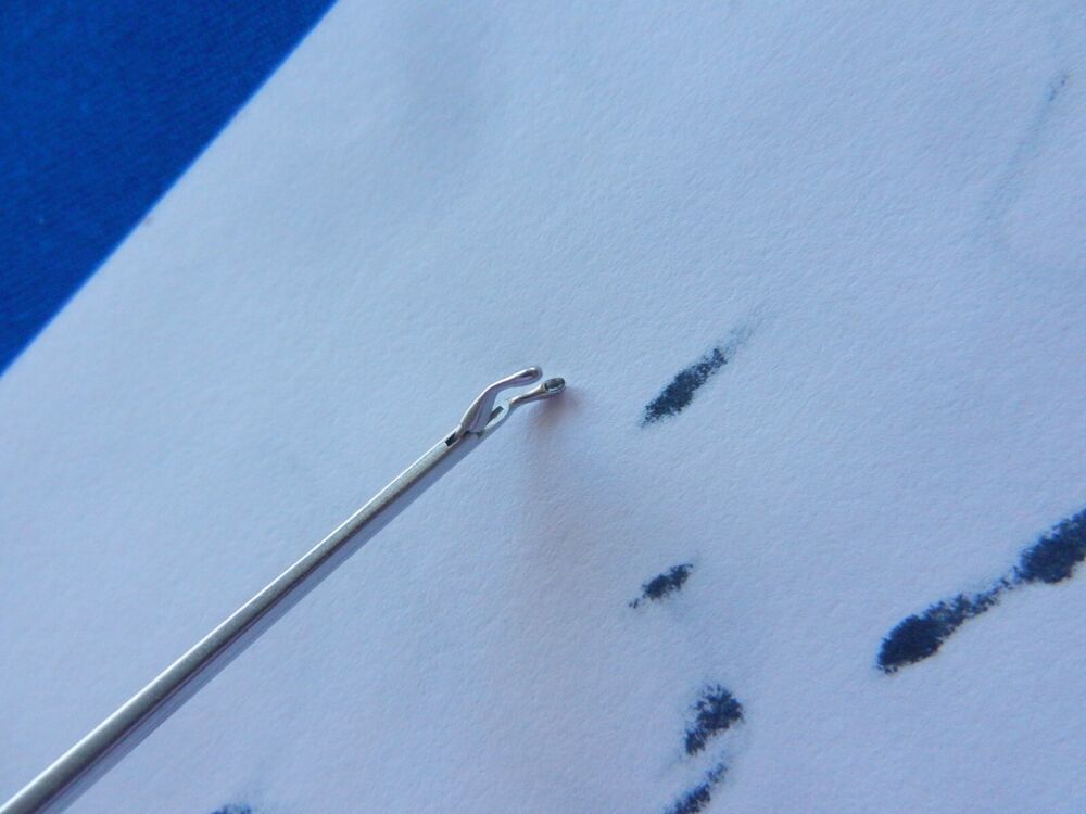 E3078 Codman 53-4006 Rhoton 1.0mm Micro Cup Right Forceps 6" Length - Image 4