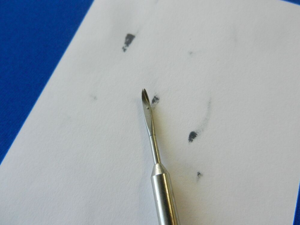 E3132 V. Mueller LA1010 Laparoscopic 5.0mm Left Curved Micro Scissors - Image 3