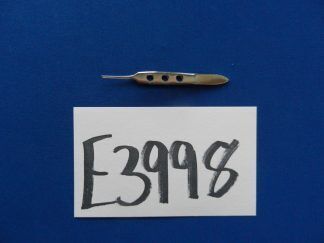 E3998 Storz E1506 Bishop Harmon Straight Serrated Tip Dressing Forceps 86mm Long